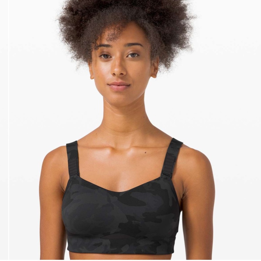 lululemon athletica Swift Speed High Support Camo Sports Bra
